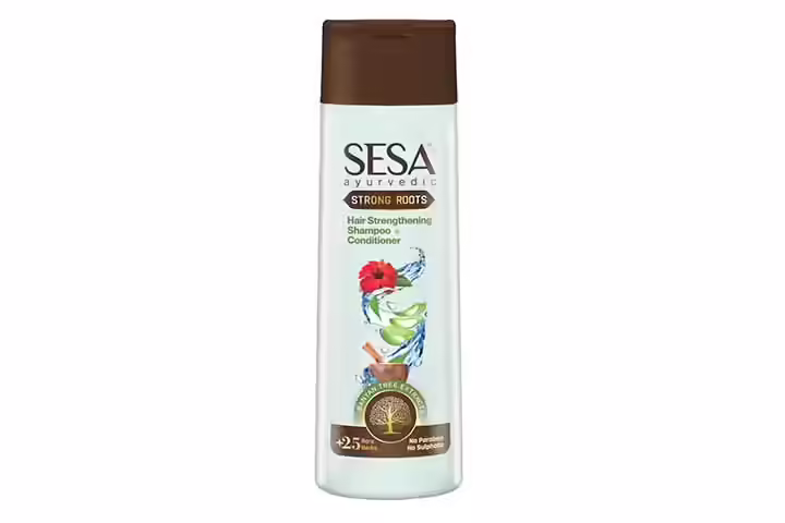Sesa Ayurvedic Strong Roots Hair Strengthening Shampoo + Conditioner