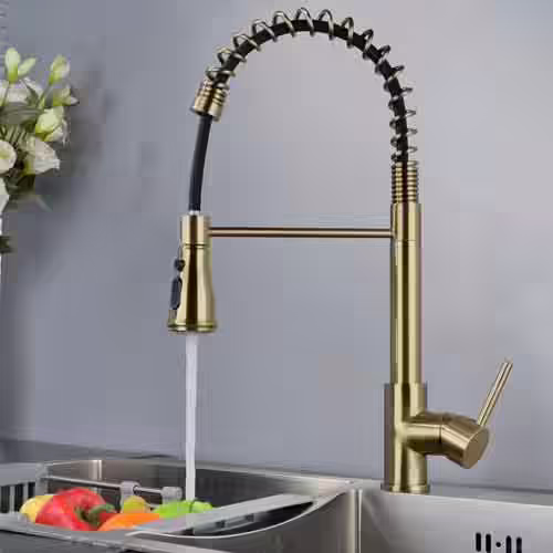 Shamanda Brass Kitchen Faucet