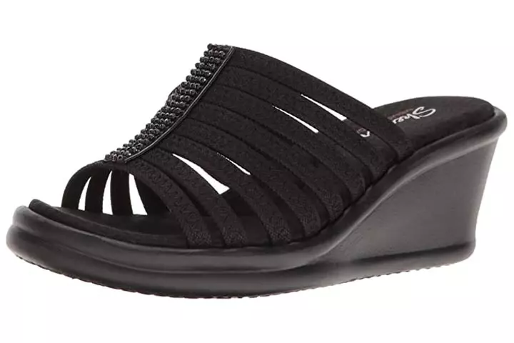 Skechers Cali Womens Rumblers Hotshot Wedge Sandals