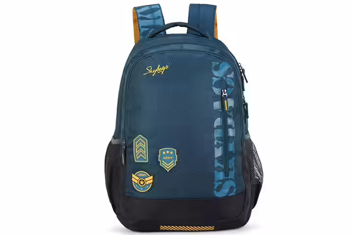 Skybags Stream Polyester Spacious School Backpack