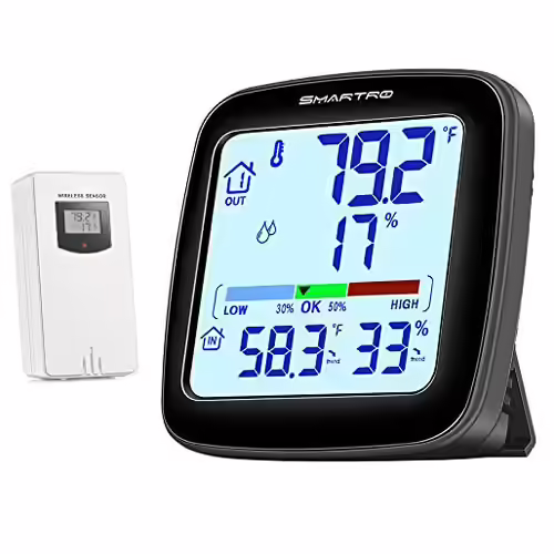 Smartro SC92 Professional Indoor Outdoor Thermometer