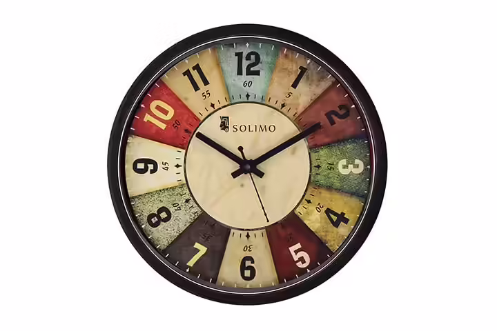 Solimo Wall Clock - Classic Roulette