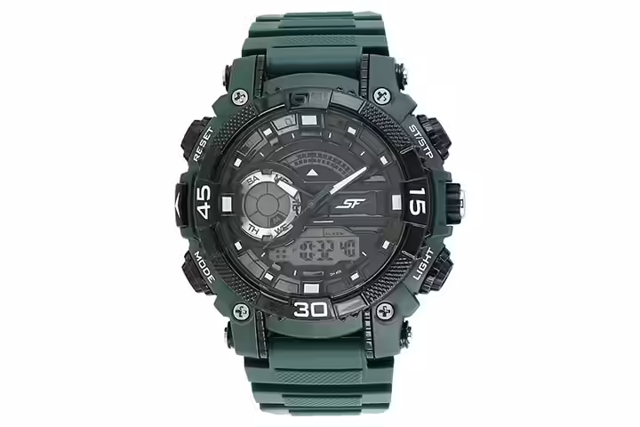 Sonata Fibre Black Dial Men's Watch