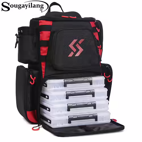 Sougayilang Fishing Tackle Backpack