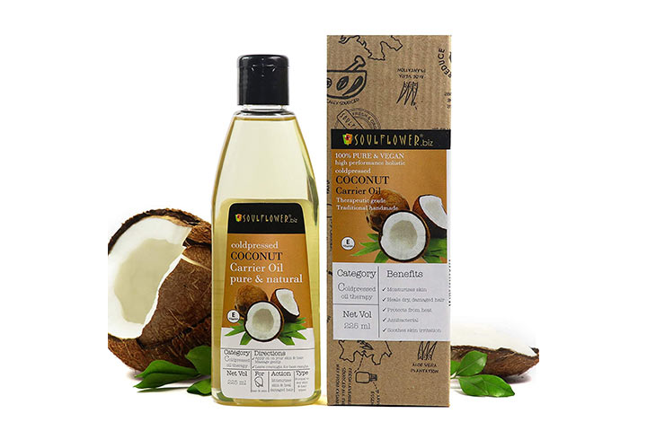 Soulflower Cold-pressed Coconut Carrier Oil