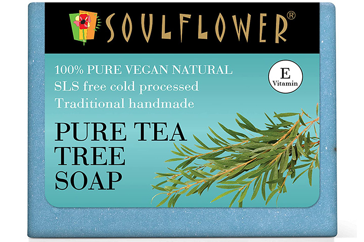 Soulflower Pure Tea Tree Handmade Soap