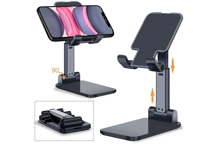 Spykart Adjustable And Desktop Phone Holder Stand