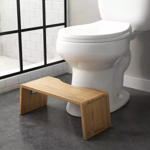 Squatty Potty Oslo Folding Bamboo Toilet Stool