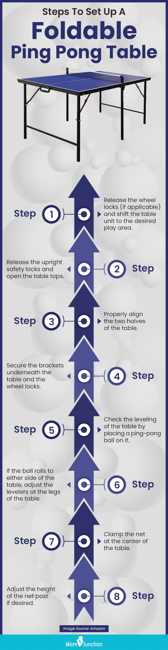 Steps To Set Up A Foldable Ping Pong Table