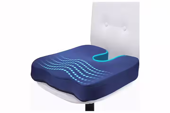 Stuffed Orthopedic Gel And Memory Foam Cushion