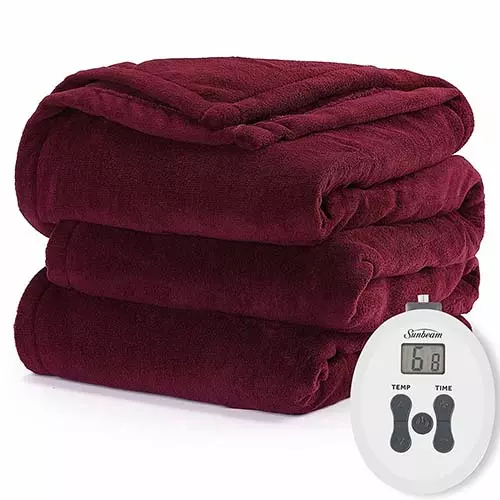 Sunbeam Royal Ultra Cabernet Heated Blanket