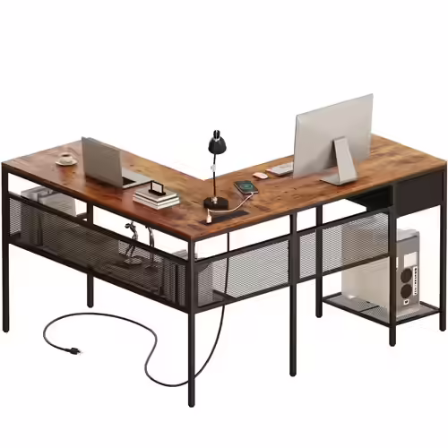 Superjare L Shaped Desk