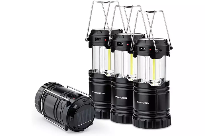 TANSOREN 4 Pack Solar Lantern