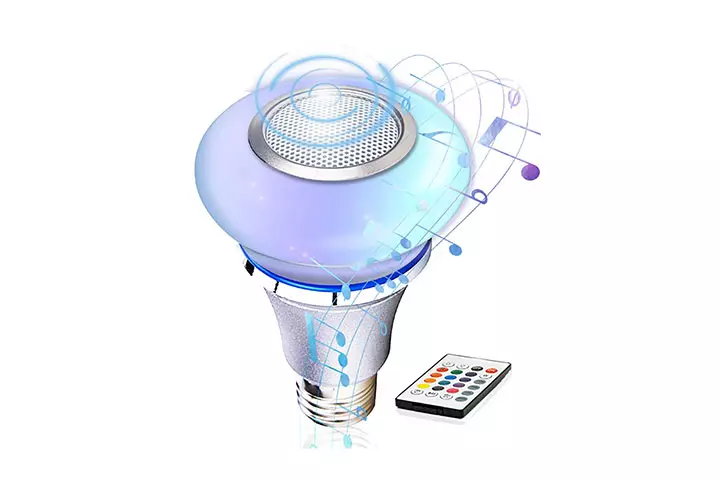 Tacahe Speaker Light Bulb Bluetooth With Remote Control