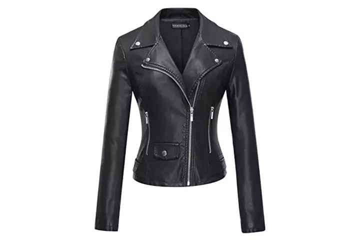 Tanming Moto Biker Short Jacket