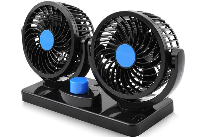 Taotuo 12V Electric Car Fan