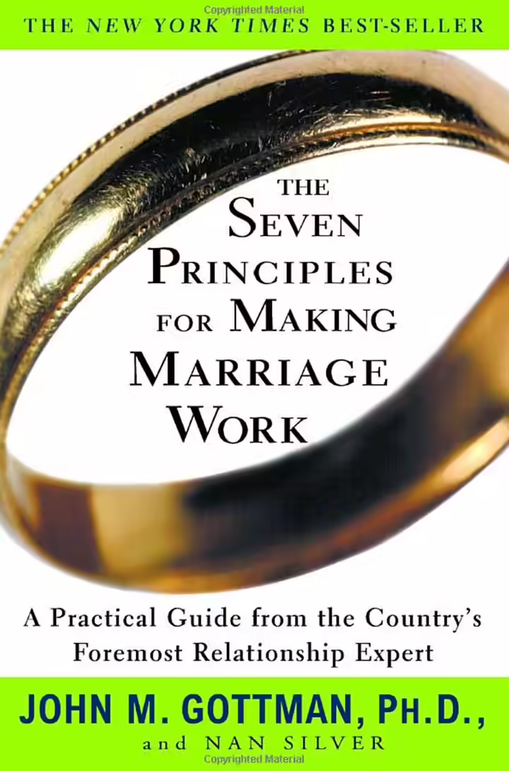 The Seven Principles Of Making A Marriage Work by John M. Gottman The Seven Principles Of Making A Marriage Work by John M. Gottman