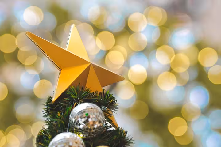 The brightest star on the Christmas tree, Christmas love messages