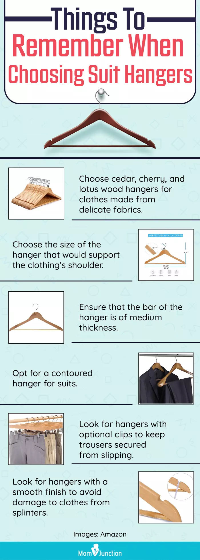 Things To Remember When Choosing Suit Hangers (infographic)