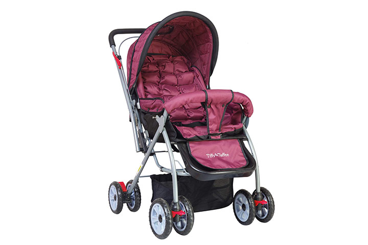 Tiffy & Toffee Smart and Safe Baby Stroller