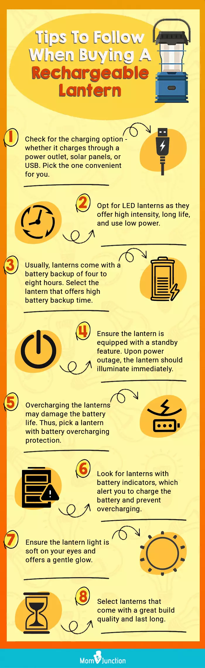 Tips To Follow When Buying A Rechargeable Lantern (infographic)