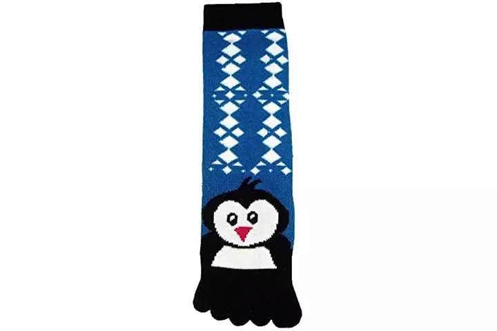 Toe Socks with Penguin