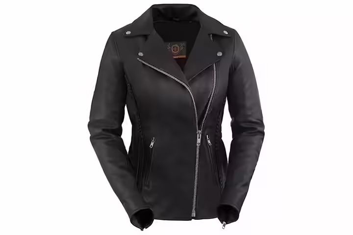 True Element Motorcycle Leather Jacket