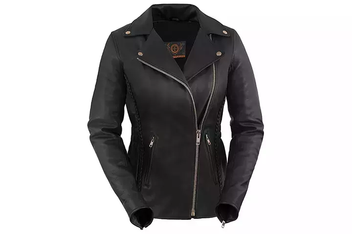 True Element Motorcycle Leather Jacket