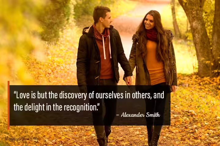 Love is discovery of ourselves, true love quotes for couples Love is discovery of ourselves, true love quotes for couples