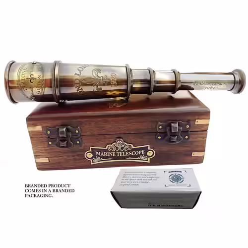 US Handicrafts 1920 Marine Telescope Collectible D&eacute;cor