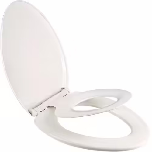 Umien 2-in-1 Elongated Toilet Seat &ndash; White