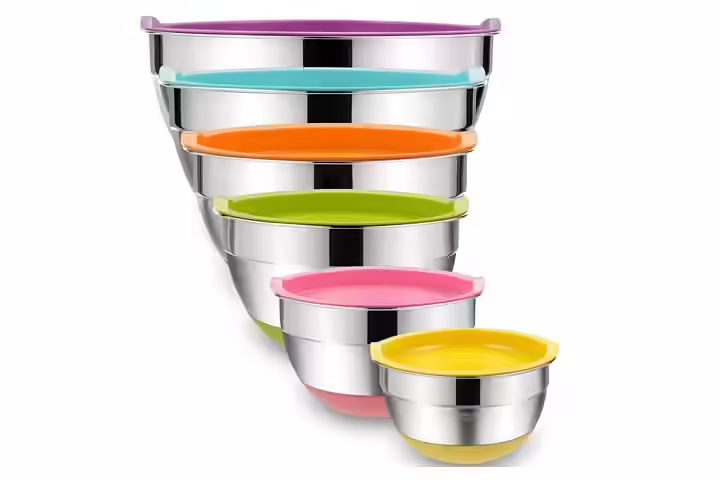 Umite Chef Stainless Steel Mixing Bowls With Lids