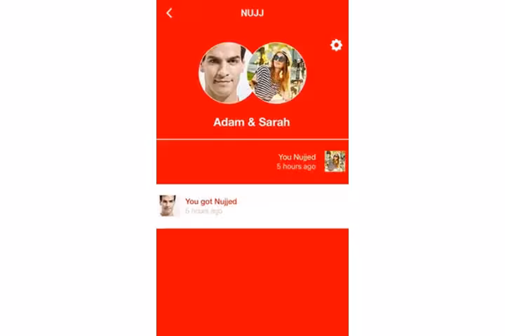 Use Nujj to let your partner know you miss them.