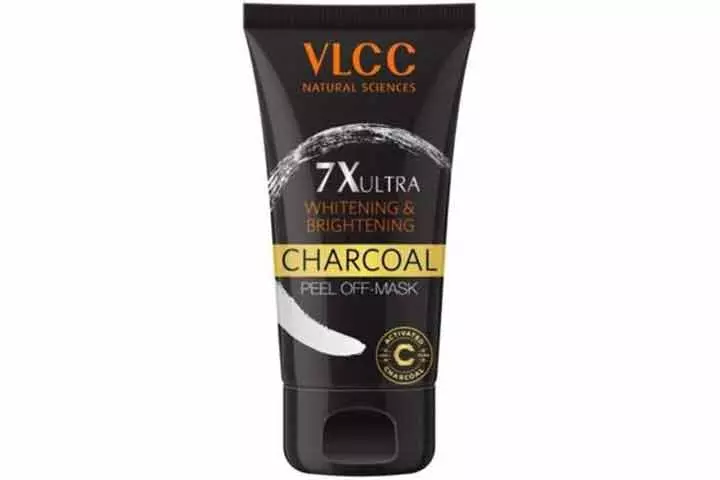 VLCC 7X Ultra Whitening & Brightening Charcoal Peel-Off Mask