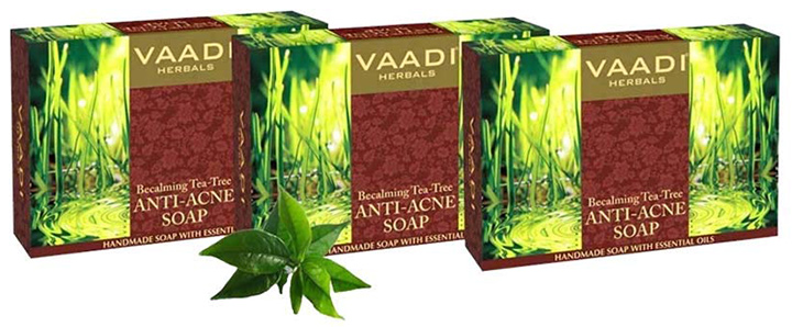 Vaadi Herbals Becalming Tea Tree Anti-Acne Soap