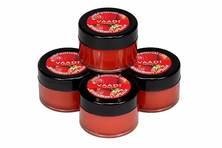 Best For Treating Discoloration Vaadi Herbals Strawberry Lip Balm