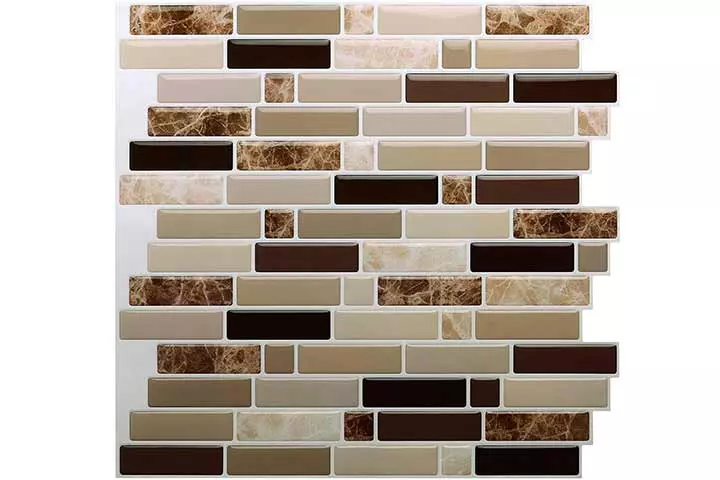 Vamostile Peel-And-Stick Backsplash Tiles