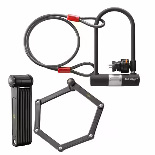Via Velo Bicycle U-Lock Set