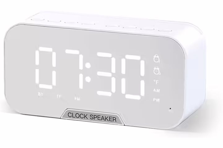 Vijana Bluetooth Speaker With Clock Radio