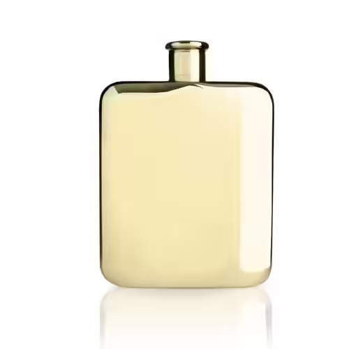 Viski Gold-Plated Liquor Flask