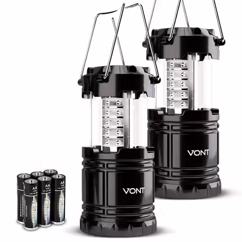 Vont 2 Pack LED Camping Lantern