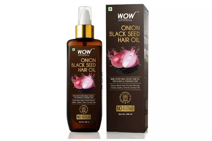 Best For Healthy Hair WOW Skin Science Onion Black Seed Hair Oil