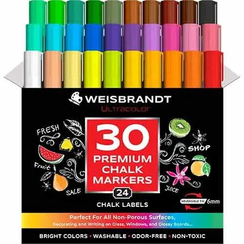 Weisbrandt Liquid Chalk Markers