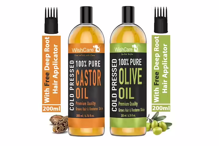 WishCare Cold-Pressed Castor And Olive Oil