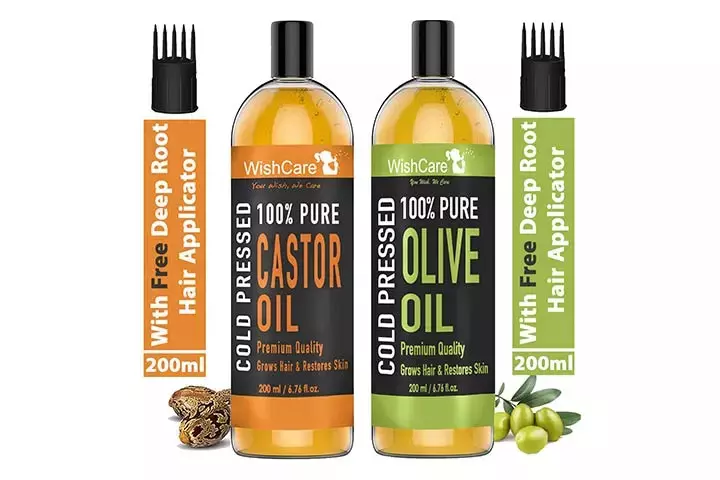 WishCare Cold-Pressed Castor And Olive Oil