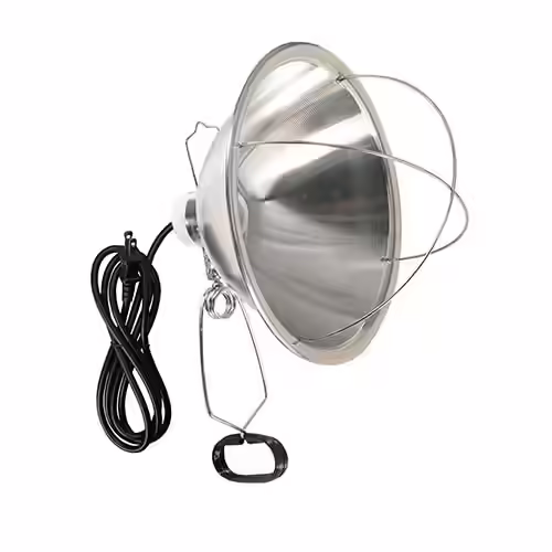 Woods Clamp Lamp Light With Aluminum Reflector