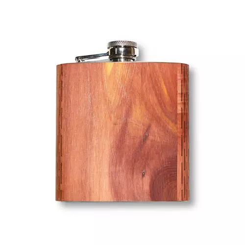 Wudn Customizable Wooden Hip Flask