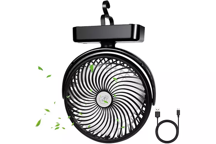 Yostyle Camping Fan with LED Lantern