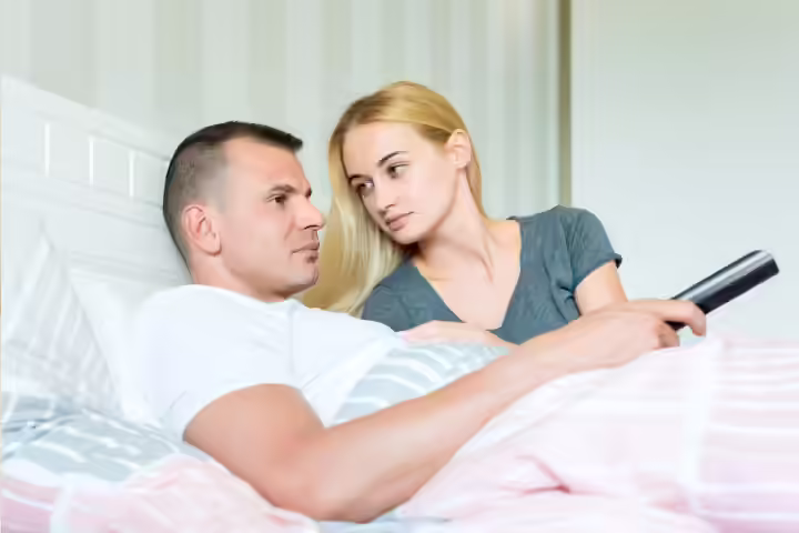 He is not interested in intimacy