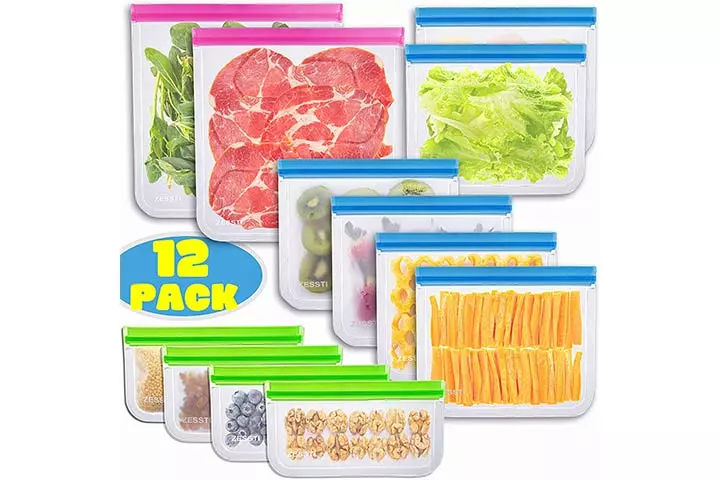 Zessti Reusable Food Storage Bags